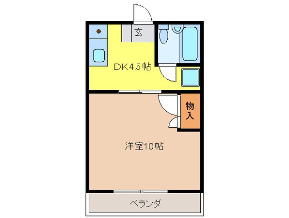 レビーナサトウの物件間取画像